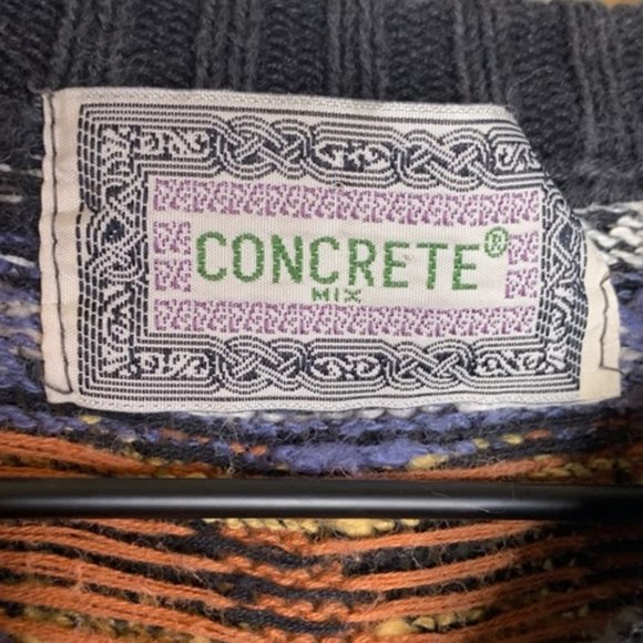 Vintage Concrete Mix Striped Sweater - Picture 4 of 5